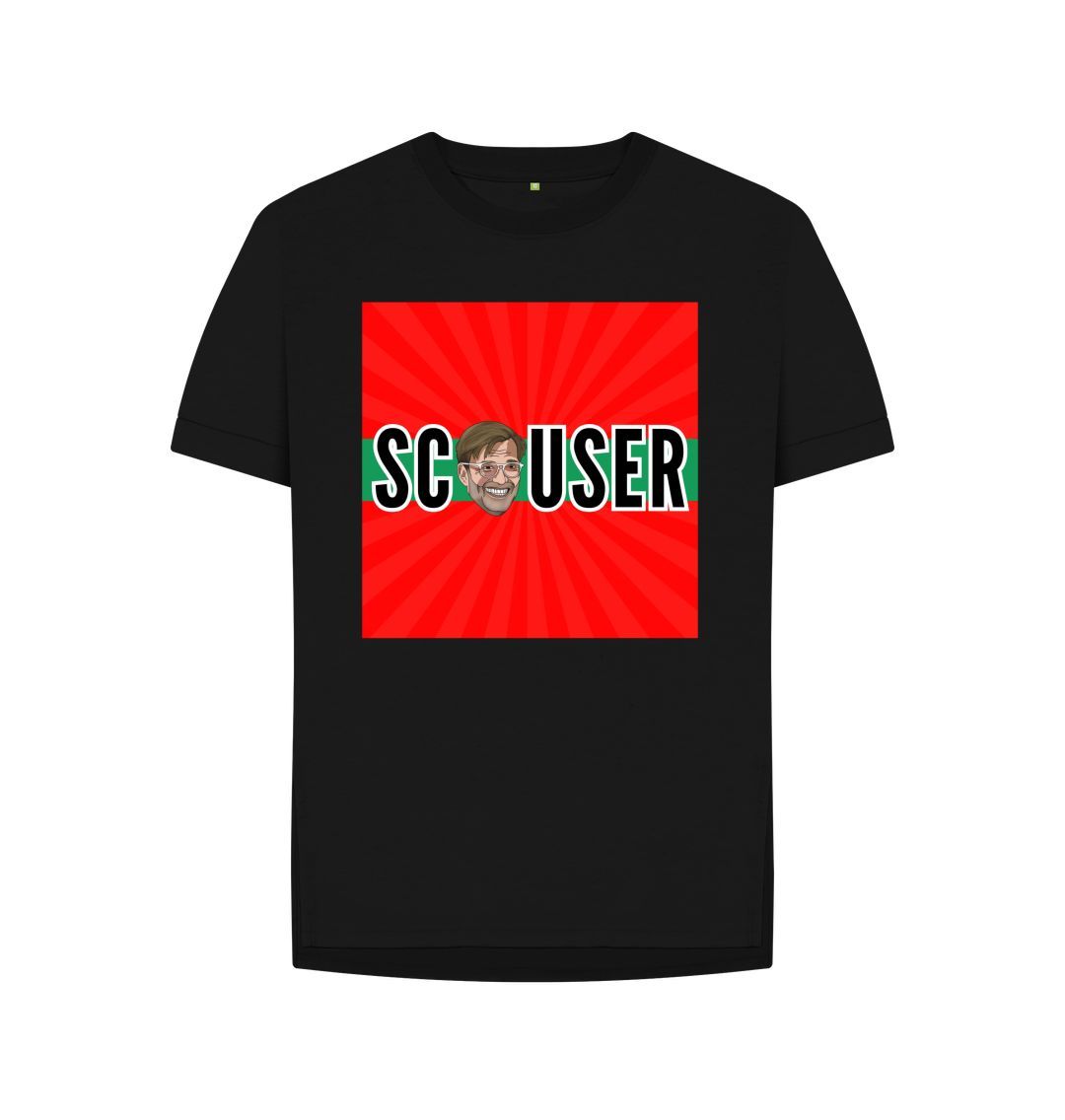 Black Womens Scouser Klopp (Large Design)
